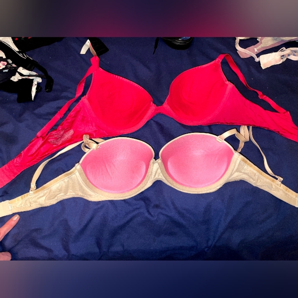 Victoria secret pink bra push up